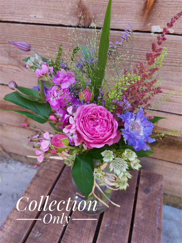 Our Bouquets & Orchids | The petite seasonal flower Jam Jar