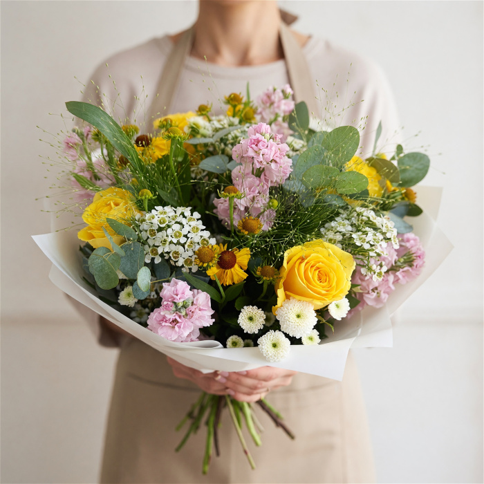 Mother's Day 2027 | Our Bouquets & Orchids | £45 - Seasonal Flower Bouquet