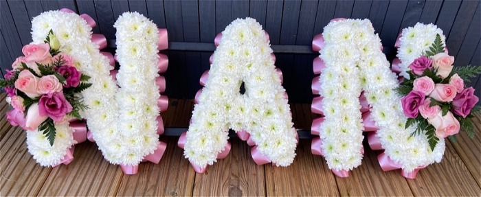 Funeral Tributes | Nan Lettering