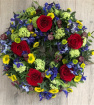 Funeral Tributes | Round Open Loose Wreath