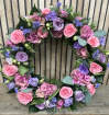 Funeral Tributes | Round Open Loose Wreath