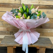 Valentines Day | Valentine Pink Rose & Lillies