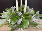 Christmas Centrepiece | Winter Silver Glow Centrepiece