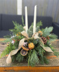 Christmas Centrepiece | Orange & Pine Centrepiece