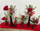 Christmas Centrepiece | Christmas Bud Vase’s