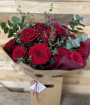 Valentine Bouquet | 12 Red Rose Bouquet
