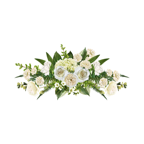 Vanilla Blue Funeral Flowers | Colchester | Funeral Collection