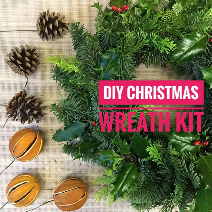 Arrangements | Christmas | Gifts | Christmas Door Wreath DIY Kit