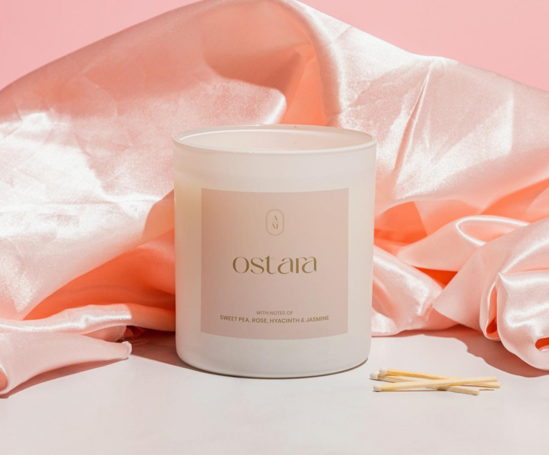 Anna May Floristry | Lucan | Experience the Essence of Spring with Ostara Our Scented Candle