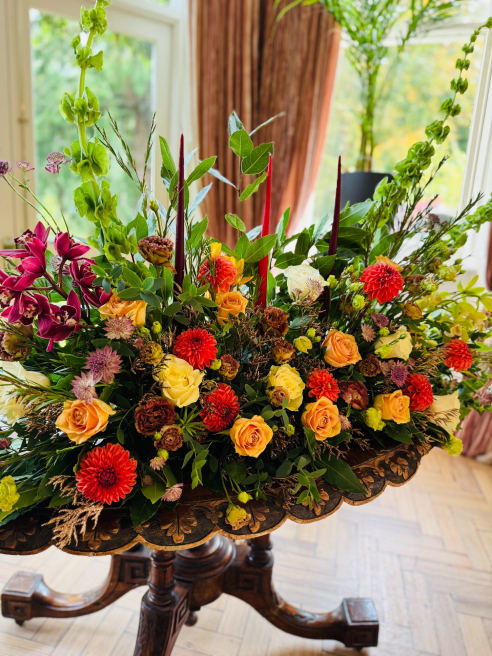 Anna May Floristry Ltd  | Rathgar | A Colourful October Wedding at Tinakilly Country House Wicklow