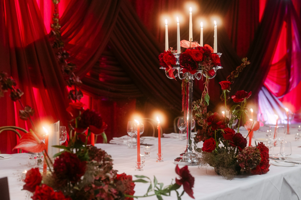 Anna May Floristry Ltd  | Rathgar | Rachel and Conors Romantic Red Carton House Wedding Flowers