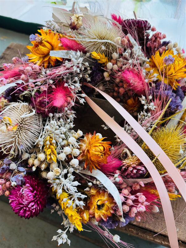 Wreaths  | Wild Meadow Dried Wreath