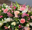 Funeral Flowers | Pastel Casket Spray