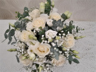 Weddings | White wedding bouquet all white