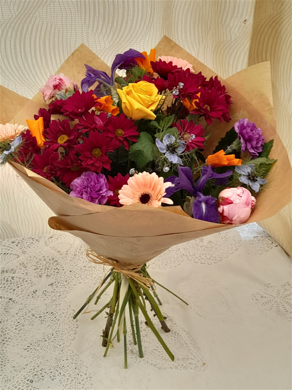 Hand-Tied Bouquets | Florist Choice Bunch - Bright
