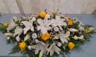 Casket Sprays / Double Ended Sprays  | Lilies and Roses Casket Spray