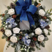 Christmas Wreaths | Blue and White Christmas Wreath