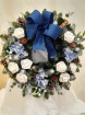 Christmas Wreaths | Blue and White Christmas Wreath