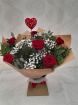 Nationwide Delivery | Six Red Roses Hand Tied