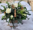 Christmas Arrangements | Christmas Gift Box White