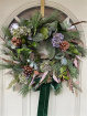 Christmas | Hydrangea & feather wreath