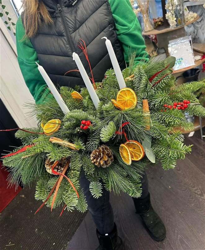 Christmas | Christmas table centrepiece