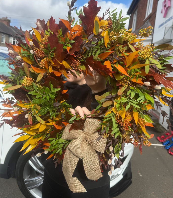 Bouquets | Autumnal fresh wreath