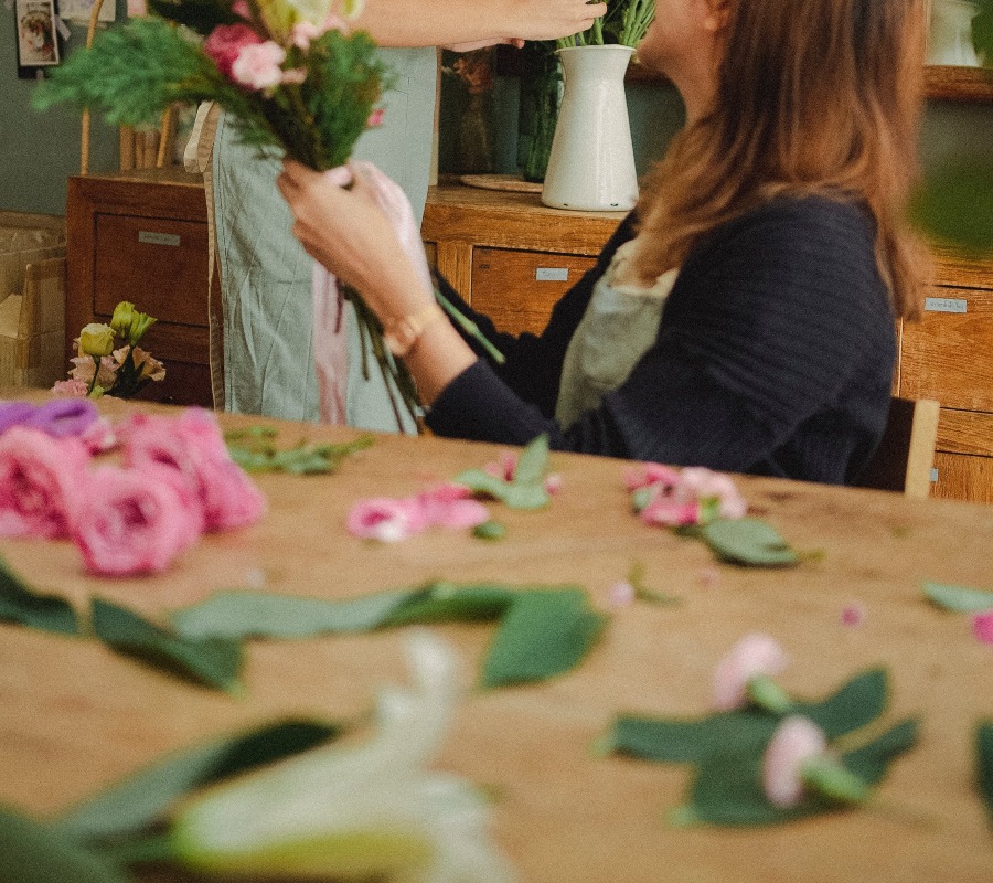 Blooming lush | Whitley bay | Christmas wreath Workshop