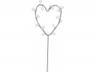 Gifts | Heart metal garden stake