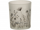 Gifts | Black wild flower candle holder