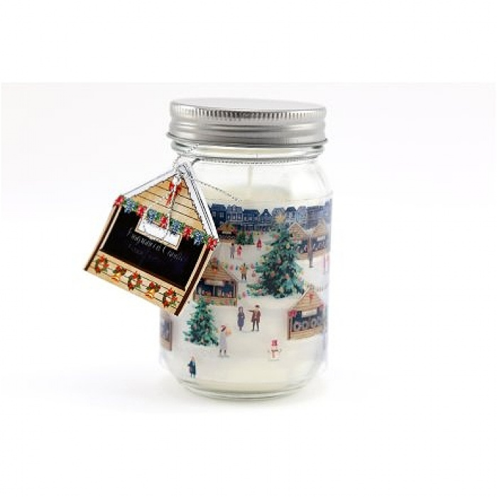 Christmas | Xmas Market Jar With Wax