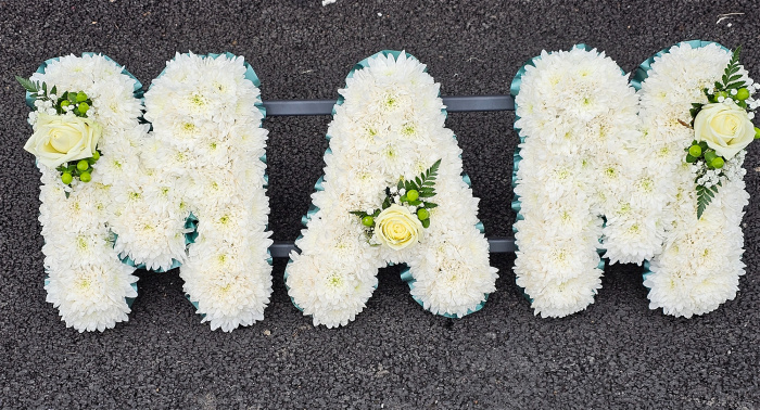 Funeral Flowers | Funeral Letter Tributes | Mam