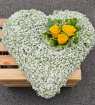 Funeral Bespoke Designs | Gypsophilia Heart