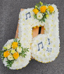 Funeral Bespoke Designs | Funeral Flowers | Musical Note