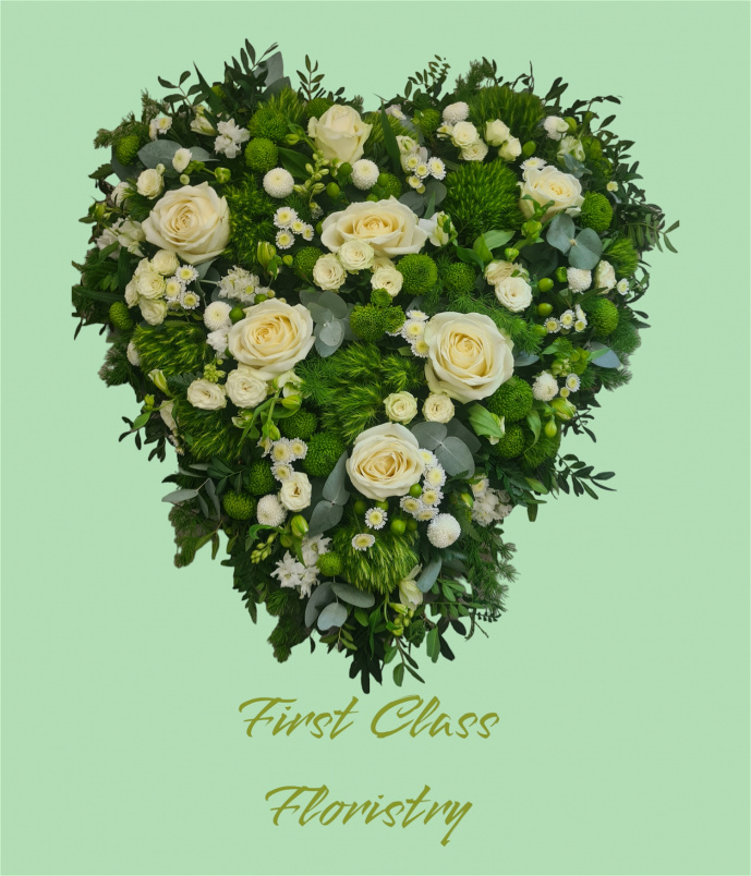 Heart Shaped Tributes | Mixed base heart shaped tribute