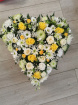 Heart Shaped Tributes | Mixed base heart shaped tribute