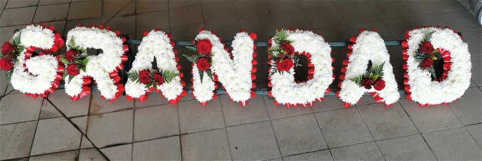  Personalised Family Tributes and Letter Frames | Grandad/ Grandpa lettered tribute