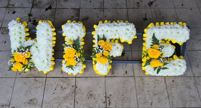  Personalised Family Tributes and Letter Frames | Wife letter tribute