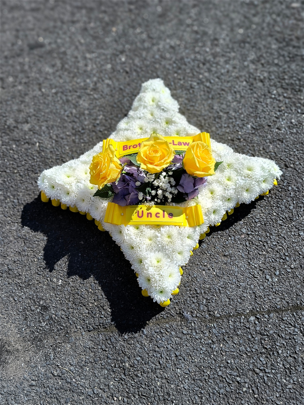 Funeral Arrangements  | Tradional cushion tribute
