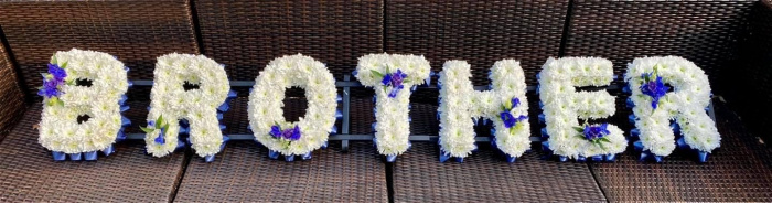 Funeral Flowers | Letters BROTHER