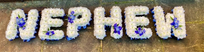 Funeral Flowers | Letters NEPHEW