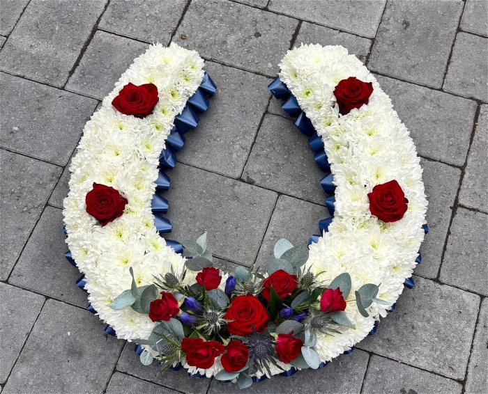 Funeral Flowers | Horseshoe