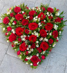 Funeral Flowers | Funeral Hearts | Rose heart