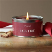 candles and reed difusers | Log fire candle paint pot