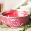 candles and reed difusers | Spiced apple compote triple wick candle pot