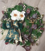 Christmas wreaths and decor | Golden stag wreath