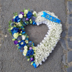 Funeral flowers | Bespoke Gypsophila Heart