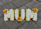 Floral Lettering Tributes | MUM Tribute