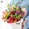 Bouquets | Valentines | Valentines Rainbow Hand Tied bouquet