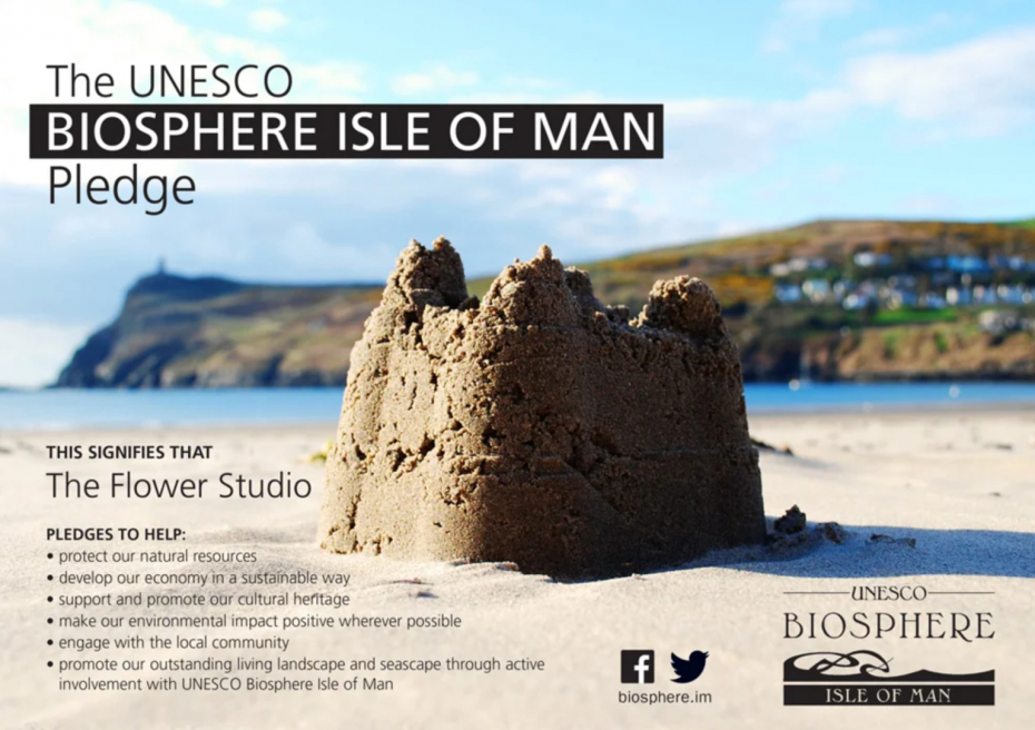 The Flower Studio Ltd | Isle of Man | Our Biosphere Promise